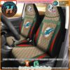 Miami Dolphins NFL Louis Vuitton Luxury Car Seat Covers