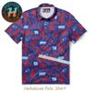 New Orleans Saints NFL Helmet With Logo Pattern Pua Collection 2025 Polo Shirt