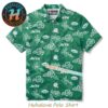 Green Bay Packers NFL Floral Pattern With Leaf Motif Pua Gift For Fan Sport Polo Shirt