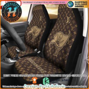 NFL Tampa Bay Buccaneers Louis Vuitton Luxury Car Seat Covers