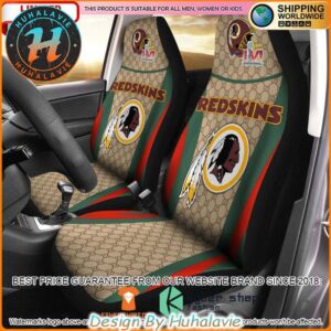 NFL Washington Redskins Gucci Luxury Car Seat Covers