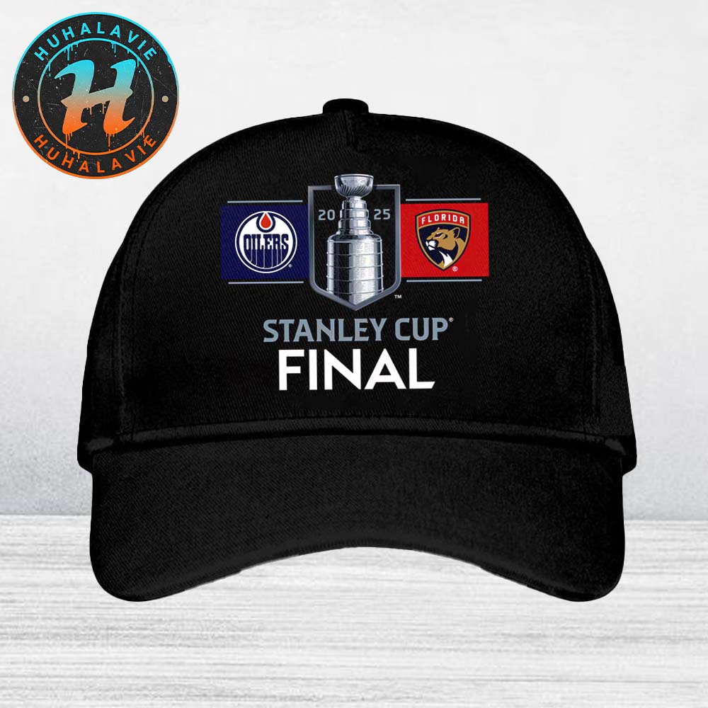 NHL Florida Panthers Vs Edmonton Oilers 2025 Stanley Cup Final Matchup Classic Cap Snapback Hat NHL Florida Panthers Vs Edmonton Oilers 2025 Stanley Cup Final Matchup Classic Cap Snapback Hat