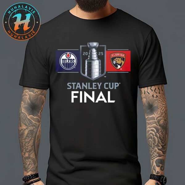 NHL Florida Panthers Vs Edmonton Oilers 2025 Stanley Cup Final Matchup Unisex T-Shirt