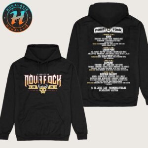 Nova Rock Festival Typo Exclusive Full Line-Up In Nickelsdorf Austria At Pannonia Fields II On June 11-14 2025 Hoodie T-Shirt