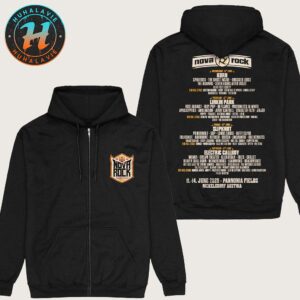 Nova Rock Festival Wappen Merch Full Line-Up In Nickelsdorf Austria At Pannonia Fields II On June 11-14 2025 Zip Hoodie T-Shirt