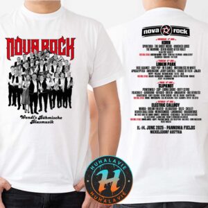 Nova Rock Festival Wendis Bohmische Blasmusik Tee Full Line-Up In Nickelsdorf Austria At Pannonia Fields II On June 11-14 2025 Unisex T-Shirt