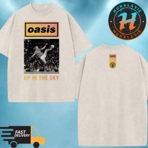 Oasis x Manchester City Up In The Sky Erling Haaland Celebrate Washed T-Shirt