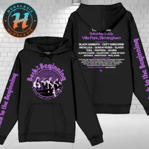 Official Back To The Beginning 2025 Black Sabbath And Ozzy Osbourne Event Hoodie The Final Show At Villa Park Birmingham On July 5 2025 T-Shirt Hoodie