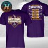 LSU Tigers Schedule Score 2025 NCAA Baseball Mens College World Series Champions Two Sided Print Unisex T-Shirt