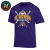 LSU Tigers Schedule Score 2025 NCAA Baseball Mens College World Series Champions Two Sided Print Unisex T-Shirt