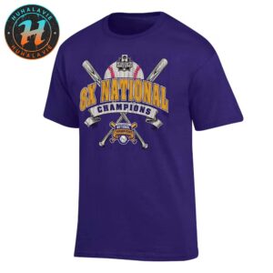Official LSU Tigers Champion Eight-Time NCAA Baseball Mens College World Series Champions Unisex T-Shirt