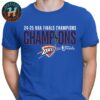 Shai Gilgeous-Alexander Oklahoma City Thunder Homage 2025 NBA Finals Champions White Unisex T-Shirt