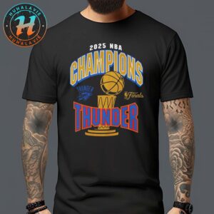 Official Oklahoma City Thunder Newborn 2025 NBA Finals Champions Unisex T-Shirt