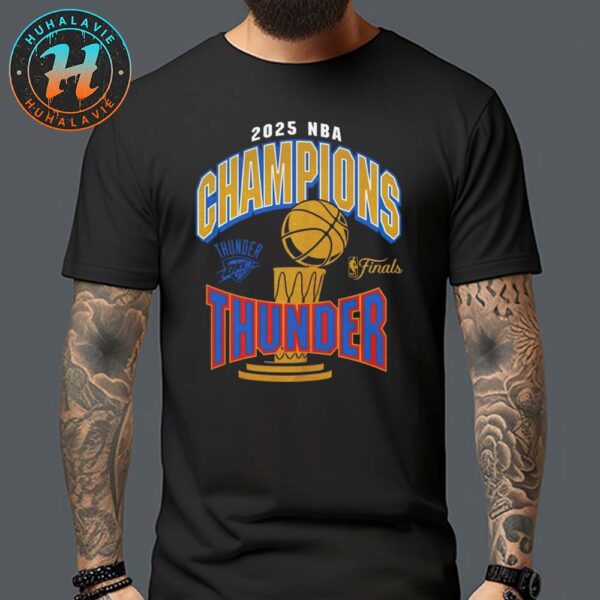 Official Oklahoma City Thunder Newborn 2025 NBA Finals Champions Unisex T-Shirt