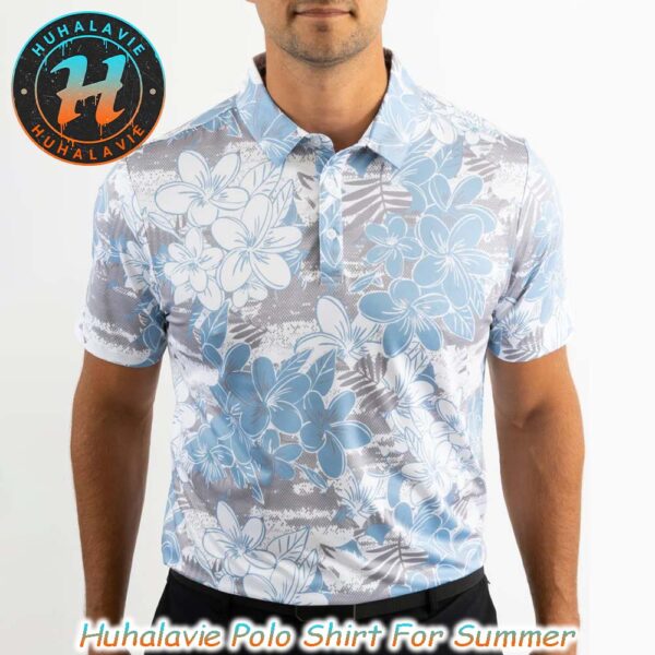 Official Tropical Mist Pattern Collection YATTA Golf Polo Shirt