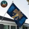 Oklahoma City Thunder 2025 NBA Finals Champions Personalized Name Garden Flag