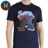 Oklahoma City Thunder  Inbound Pass Ring  2025 NBA Finals Champions Black Vintage T-Shirt