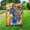 Oklahoma City Thunder Takes Home Its First-Ever NBA Championship 2024-25 NBA Champions Flag
