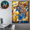Oklahoma City Thunder Takes Home Its First-Ever NBA Championship 2024-25 NBA Champions Home Decor Poster Canvas