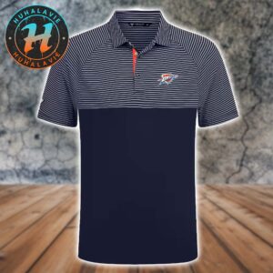 Oklahoma City Thunder Levelwear Classic Stripes 2025 NBA Finals Champions Polo Shirt
