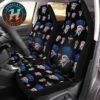 Oklahoma City Thunder NBA Pattern Logo Blue Background Collection Car Seat Covers