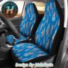 Oklahoma City Thunder NBA Pattern Logo Black Background Car Seat Covers