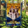 The Oklahoma City Thunder Are The 2024-25 NBA Champions After Defeated Indiana Pacers House Flag