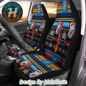 Oklahoma City Thunder Vacation Logo Gift For Fan NBA Car Seat Covers