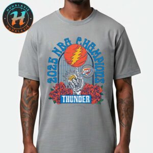 Oklahoma City Thunder x Grateful Dead Homage 2025 NBA Finals Champions Unisex T-Shirt