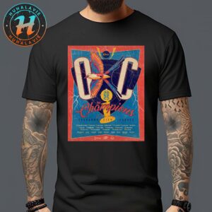 Oklahoma City Thunder x Scissor-tailed Flycatcher 2025 NBA Finals Champions Classic T-Shirt