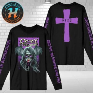 Ozzy Osbourne Villa Park Birmingham Tee On July 5 Back To The Beginning 2025 Longsleeve T-Shirt