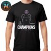 PSG Champions d’Europe Numerals Champions Of Europe Built To Win MMXXV Unisex T-Shirt