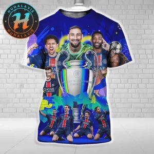 Paris Saint-Germain Named To Champions 2025 UEFA Champions League Final All Over Print Shirt