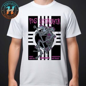 Pig Destroyer Albuquerque New Mexico Concert Poster At Launchpad On June 6th 2025 Unisex T-Shirt