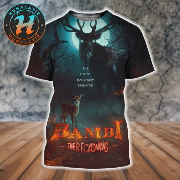 Poohniverses Bambi The Reckoning New Poster Only In Theatres July 25th All Over Print Shirt