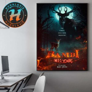 Poohniverses Bambi The Reckoning New Poster Only In Theatres July 25th Home Decor Poster Canvas