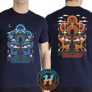Pretty Lights Yahn Dawn Full Show Poster In Buena Vista CO At Meadow Creek On June 27 And 28 2025 Two Sided Print T-Shirt