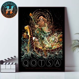 Queens of the Stone Age Madison Wisconsin Tonight Poster At Breese Stevens Field On June 20 2025 Home Decor Poster Canvas