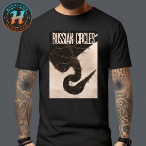 Russian Circles Hellfest Open Air Festival Show Poster In Clisson France 2025 Artist By Vaderetro T-Shirt