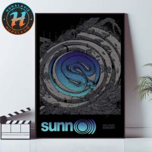 SUNN O))) Hellfest Open Air Festival Poster By Johrice In Clisson France 2025 Home Decor Poster Canvas