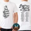 Kendrick Lamar And SZA Grand National Tour 2025 Gloria Two Sided Print Hoodie T-Shirt