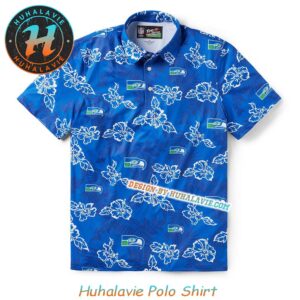 Seattle Seahawks Throwback NFL Gift For Fan Sport Polo Shirt