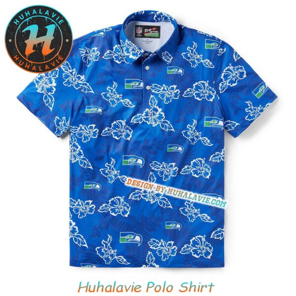 Seattle Seahawks Throwback NFL Gift For Fan Sport Polo Shirt