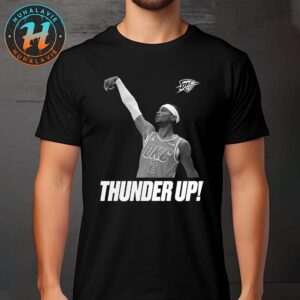 Shai Gilgeous-Alexander Thunder Up Oklahoma City Thunder Celebration 2025 NBA Finals Champions Classic T-Shirt
