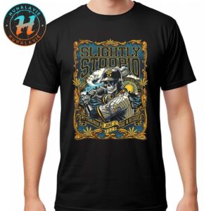 Slightly Stoopid Concert Poster In Pittsburgh PA At Stage Ae Outdoors On June 12 2025 Art By Mark Sgarbossa Unisex T-Shirt