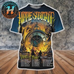 The Hippies Echoes Of Time Fall Tour 2025 Dates List Kicks Off In Austin TX On October 21 All Over Print Shirt