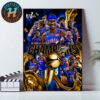 The Oklahoma City Thunder Are The 2024-25 NBA Champions Home Decor Poster Canvas