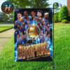 The Thunder Have Brought A Championship To Oklahoma City For The First Time 2025 NBA Champions Flag