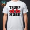 No Longer Friends Elon Musk Vs Donald Trump 2025 Meme Unisex T-Shirt
