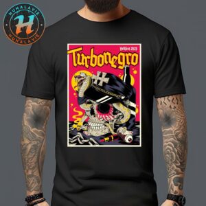 Turbonegro Hellfest Open Air Festival Concert Poster In Clisson France 2025 Art Freak City Unisex T-Shirt